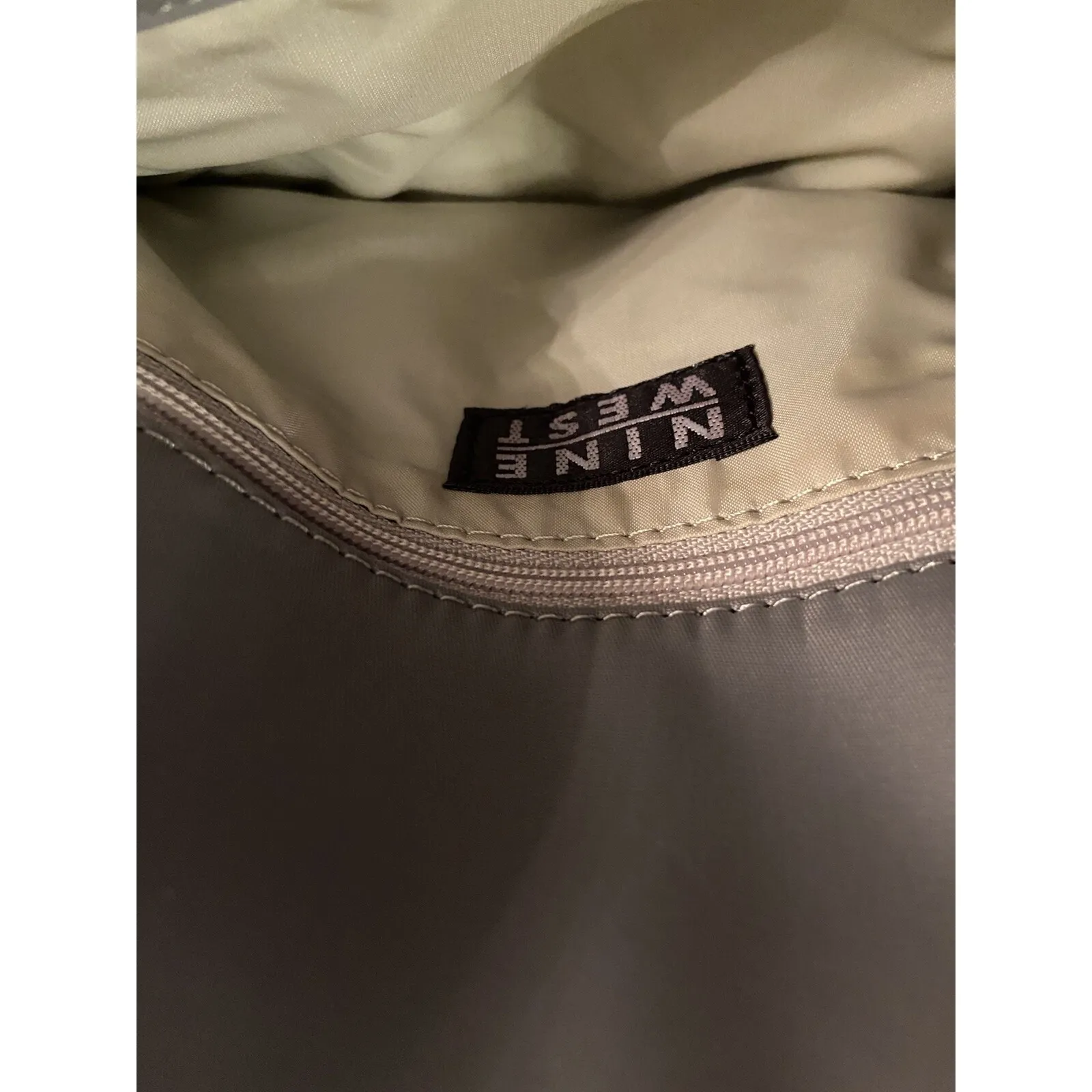 NWT Vintage NINE WEST Gray Snap Ups BAG PURSE NEW Vtg - Image 4