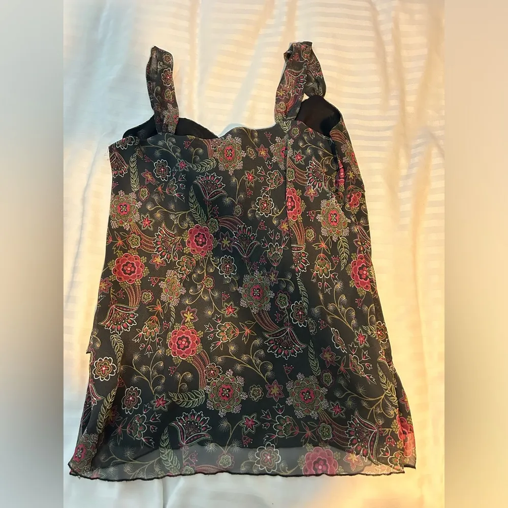 Vintage Y2K Beaded Cami Tank - Image 2