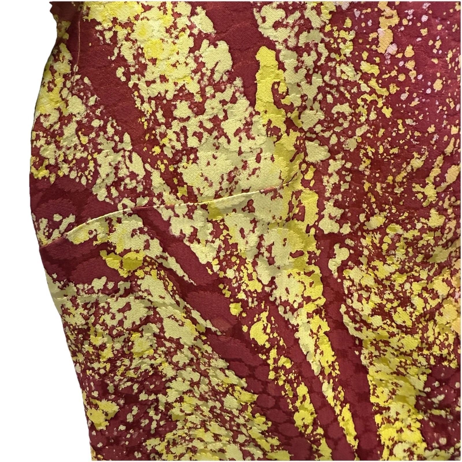 Iris Teragawa Vintage 60s Designer Hand Dyed Red Orange Yellow Blazer‎ Size M/L Size M - Image 4