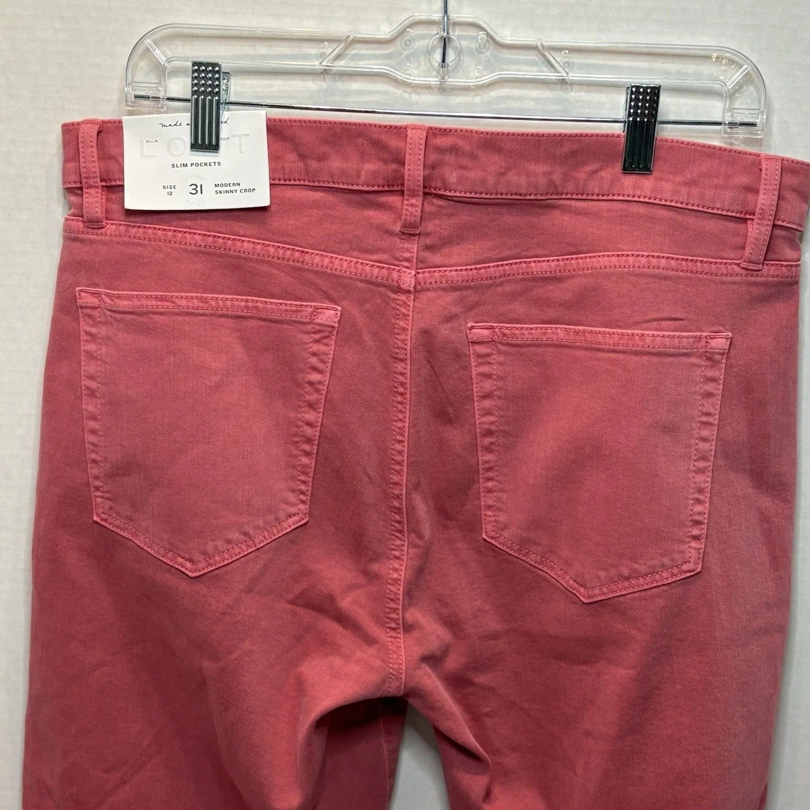 Loft Ann Taylor Modern Skinny Crop Jeans Size 12 Womens - Image 4