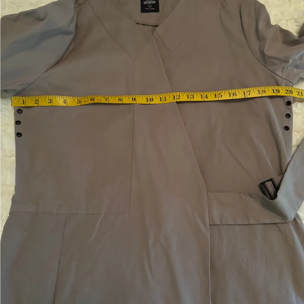 kate spade Tan Color Trench Coat Size Large - Image 13