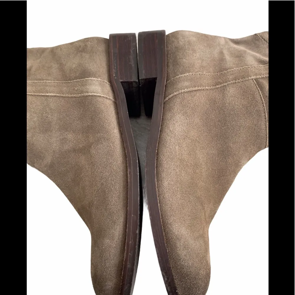 Sole Society Galen Suede Khaki Boots - Image 11