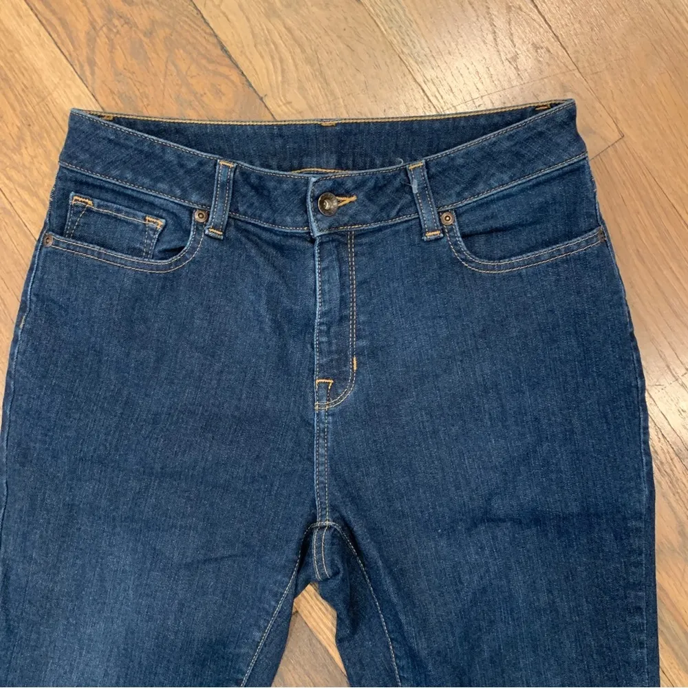 L.L Bean Womans Classic Fit Jeans Size 10 Blue - Image 7