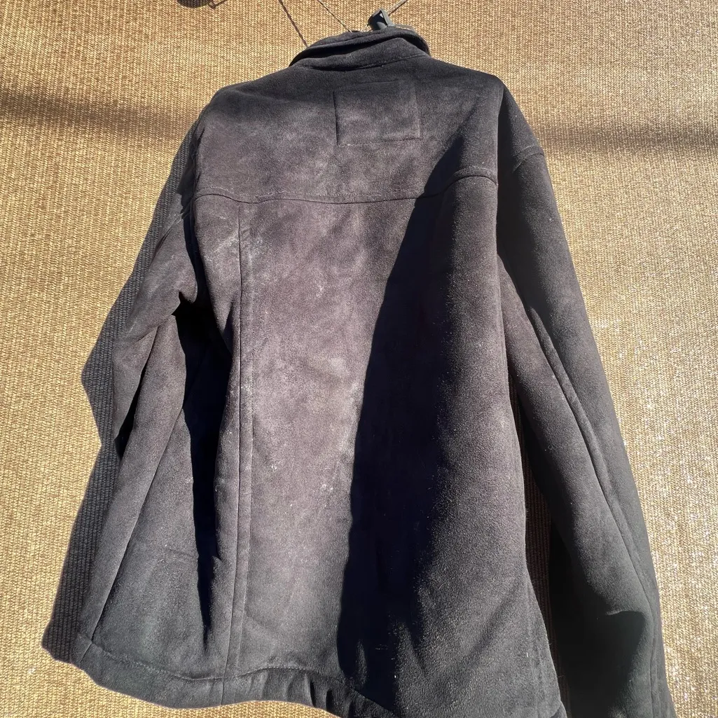 Vintage David Taylor women’s Sz Small Zip Sweater Black Warm Layer - Image 9