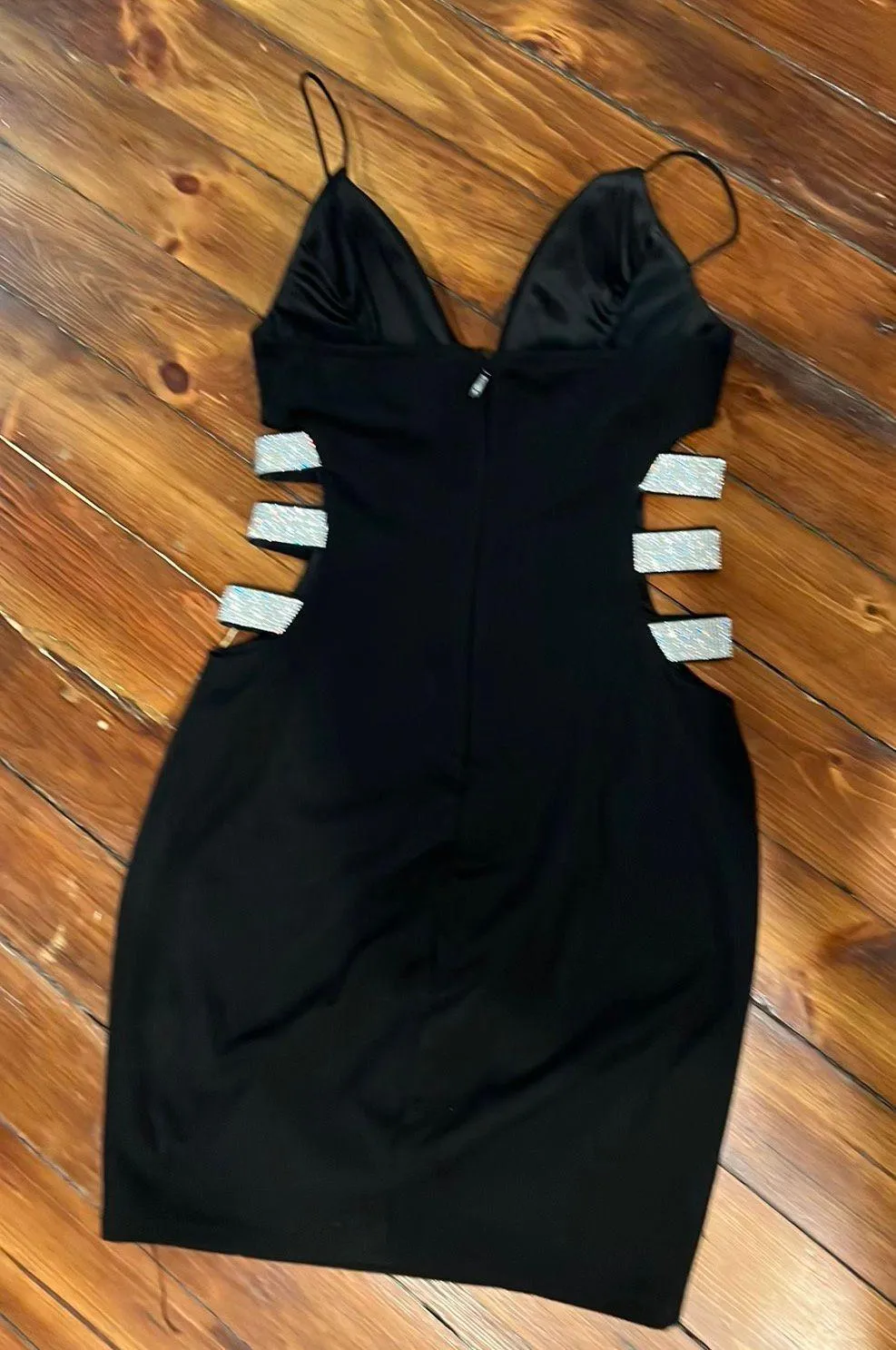 Windsor Sexy Bodycon Black Mini Dress - Image 5