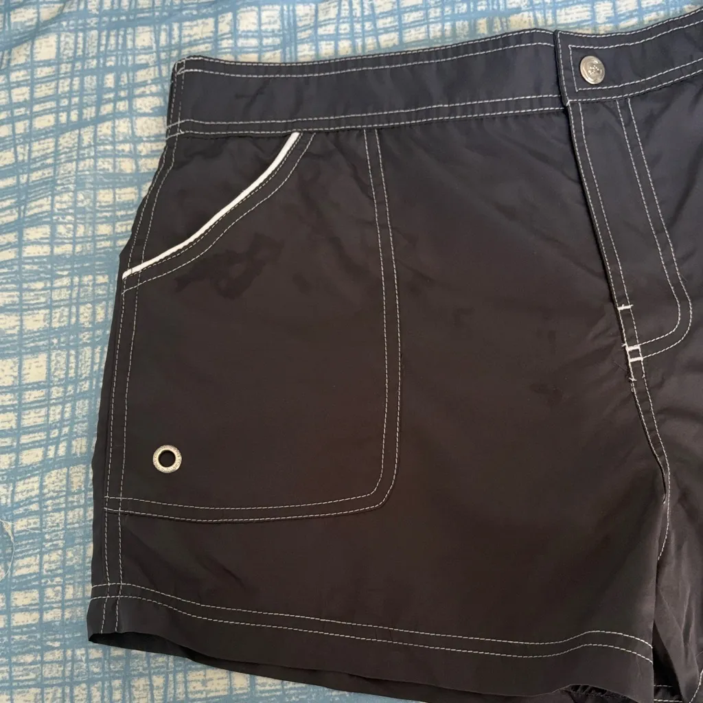 NWT Free Country Dark Grey Women's Swim Shorts with pockets - Image 11