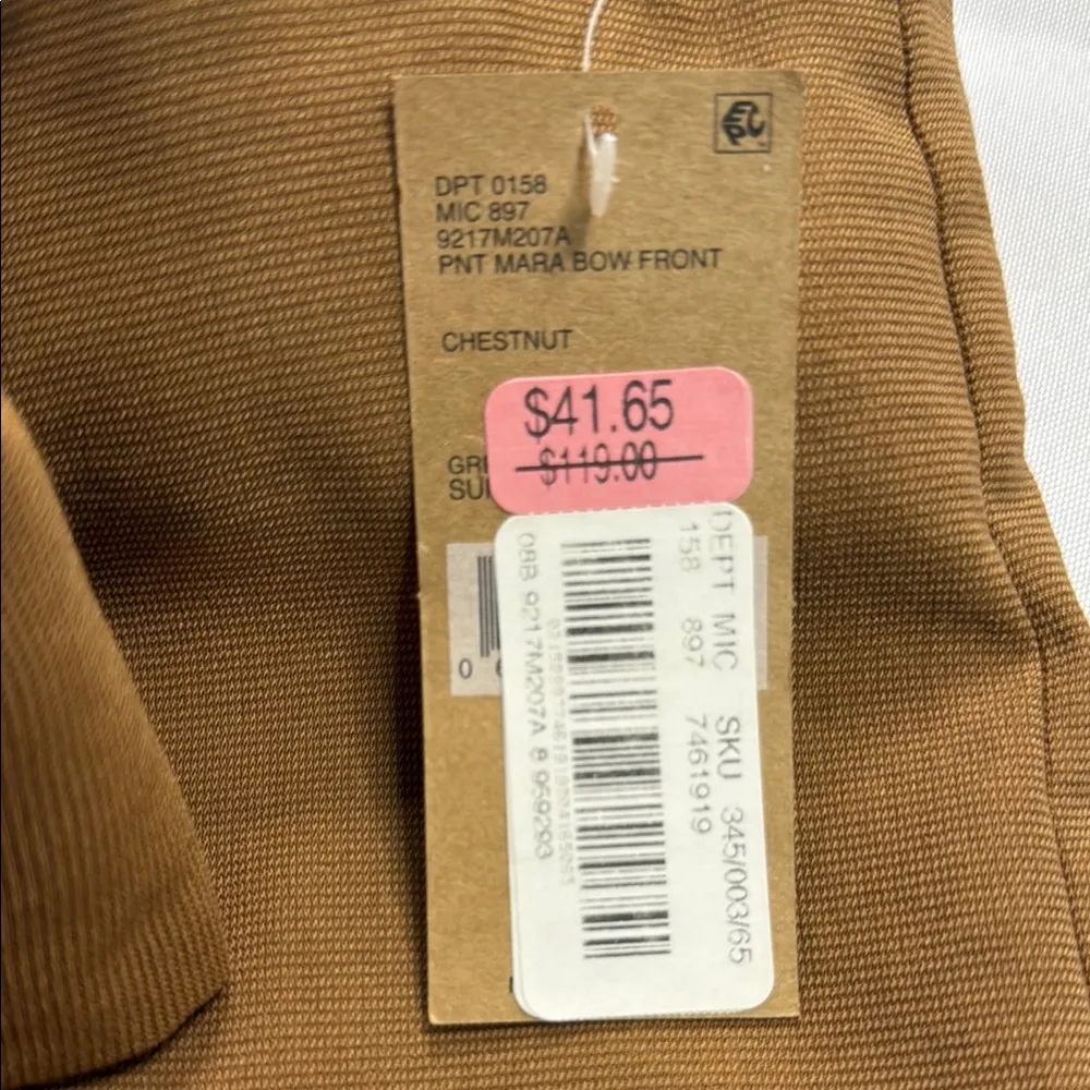 Daniel Cremieux Brown Capris with Tie Waist - Image 8