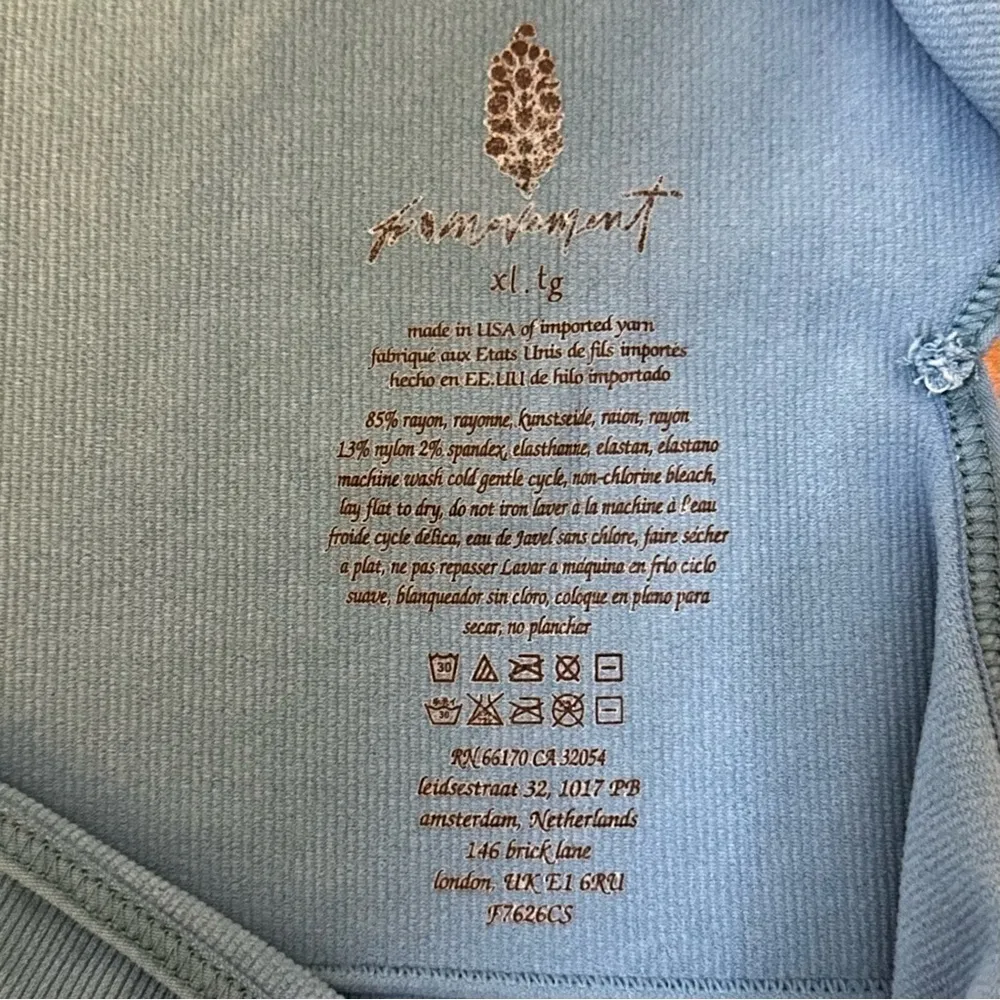 FP Movement Tighten Up Cutout Tank NWOT Blue River XL - Image 7