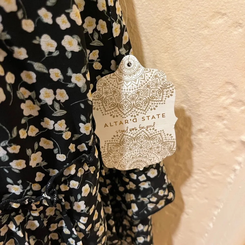 NWT Altar’d State Ruffle Flower Printed skirt - Image 3