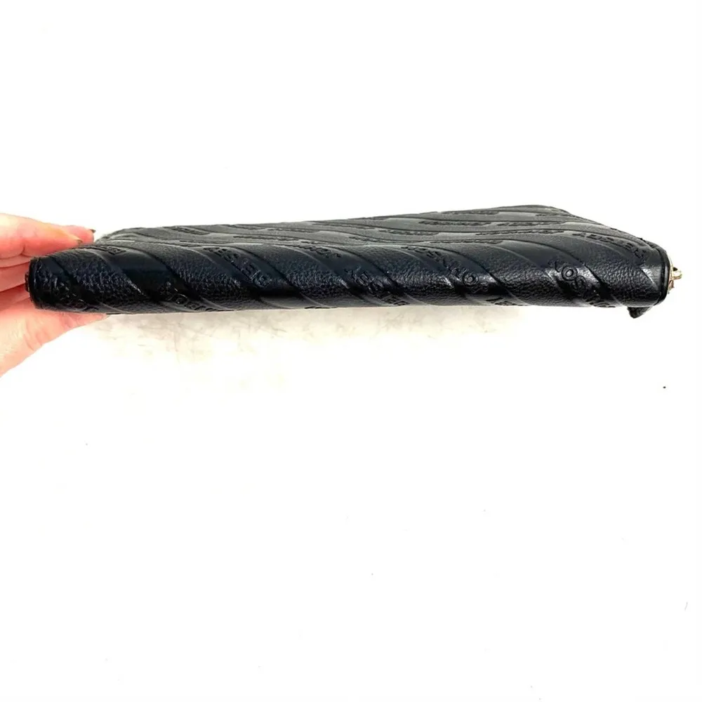 Betsey Johnson Black Faux Vegan Leather Wallet - Image 3