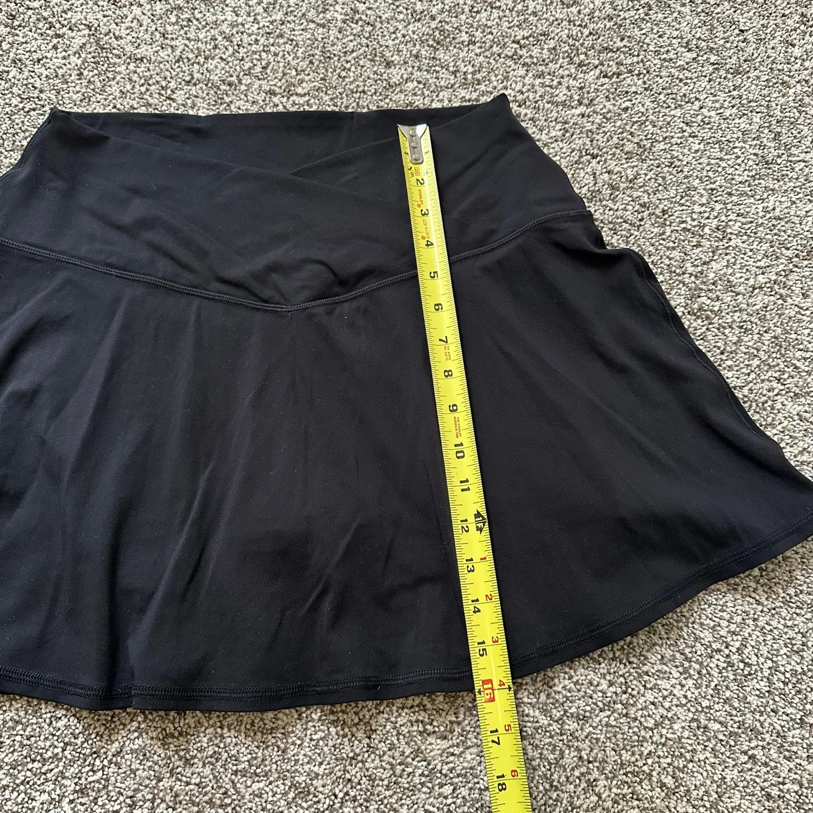 Aerie Offline black cross waist mini tennis skort size XL - Image 6