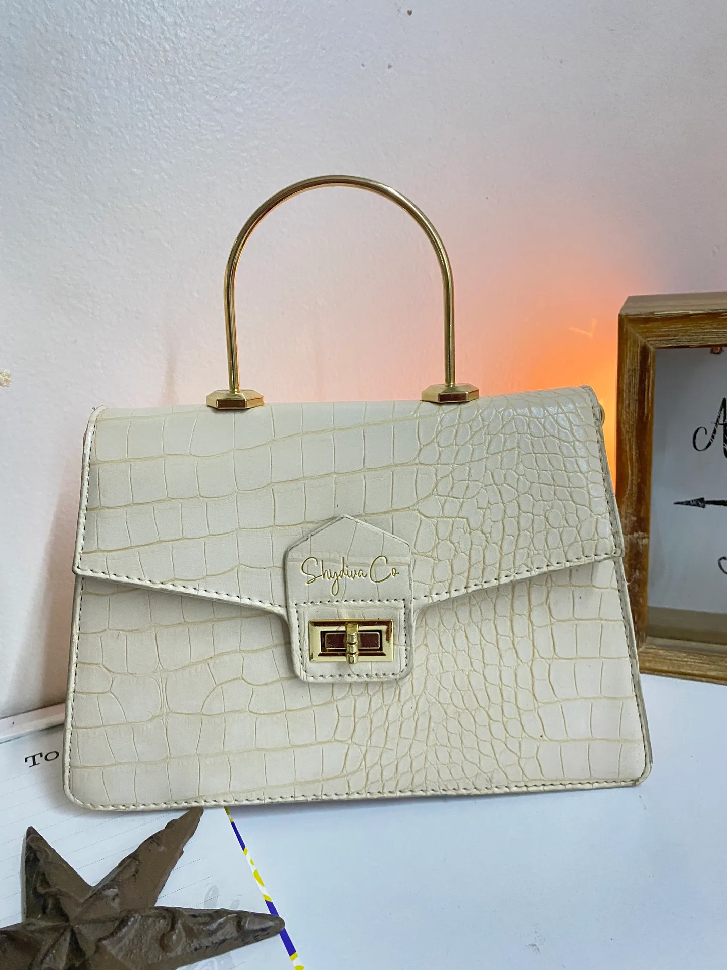 Shydiva Co Purse Beige - Image 2