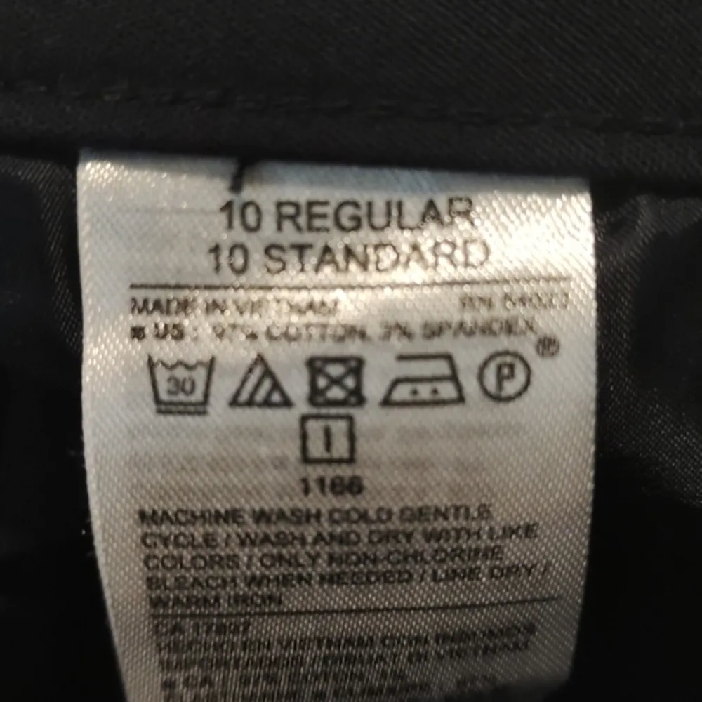 Old Navy Harper Mid Rise Pants Dark Blue Size 10R EUC #6300 - Image 8