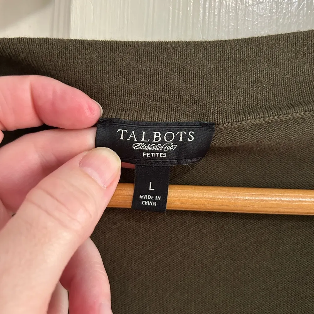 Talbots  Olive Cardigan with Sequins - Image 2