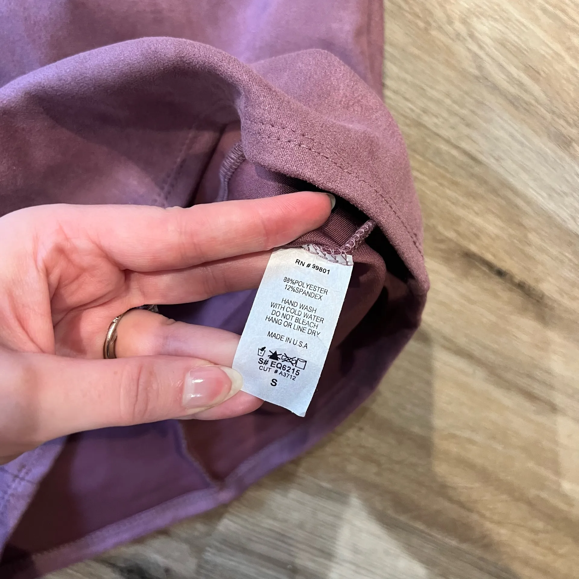 Windsor Mauve Suede Mini Skirt - Image 4