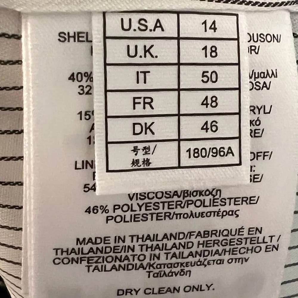 Brooks Brothers - Wool Blend Red Fleece Navy Textured Sheath Lined Dress - Image 4