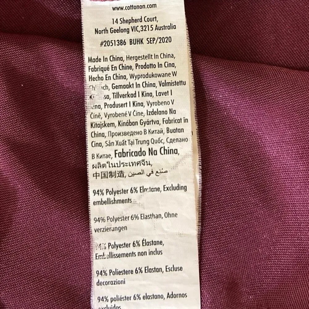 Cotton On Purple Lace Spaghetti Silk Satin Sleeveless Mini Cami Slip Dress Sz S - Image 6