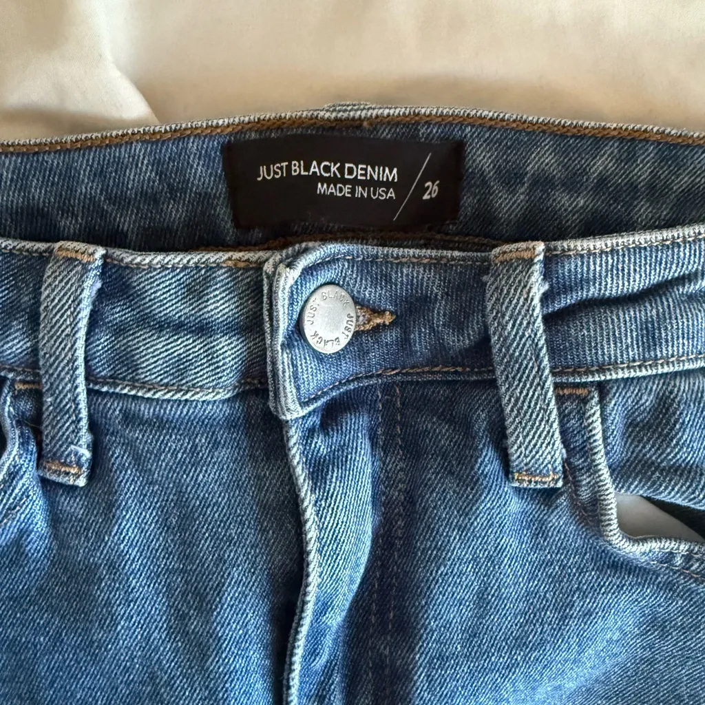 Just Black Bohemian Wide Leg Denim - Image 5