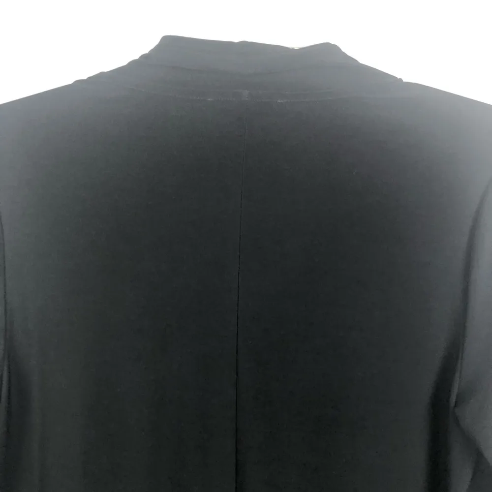 Chaus | Black Open Front Cardigan Wrap Size M - Image 7