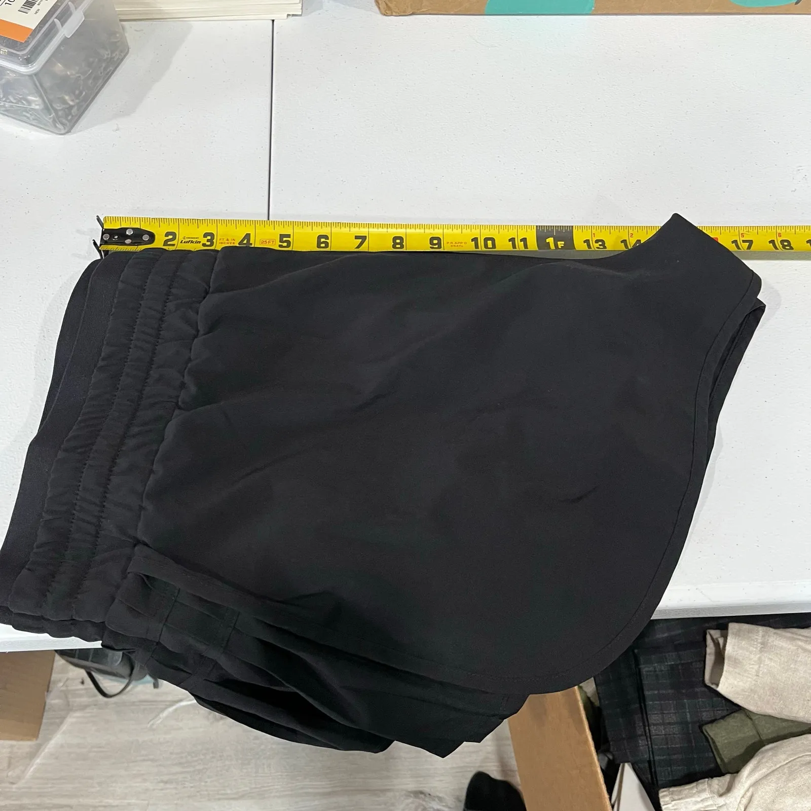 Joy Lab Black Pleated Flutter Running Shorts Lined Womens XXL Gym Yoga Cutesy - Image 7