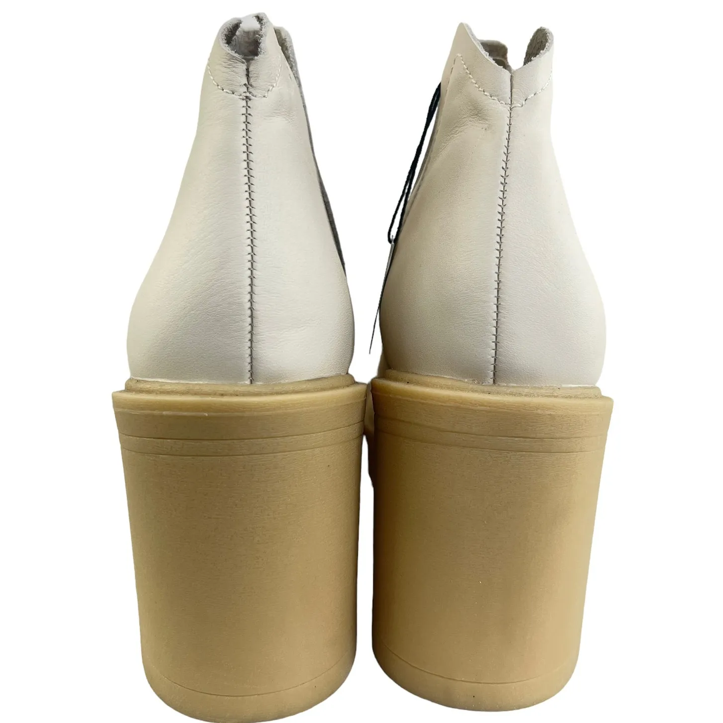 Dolce Vita Waterproof Chunky Heel Chelsea Ankle Boots Women’s Ivory Lug Sole 9.5 - Image 7