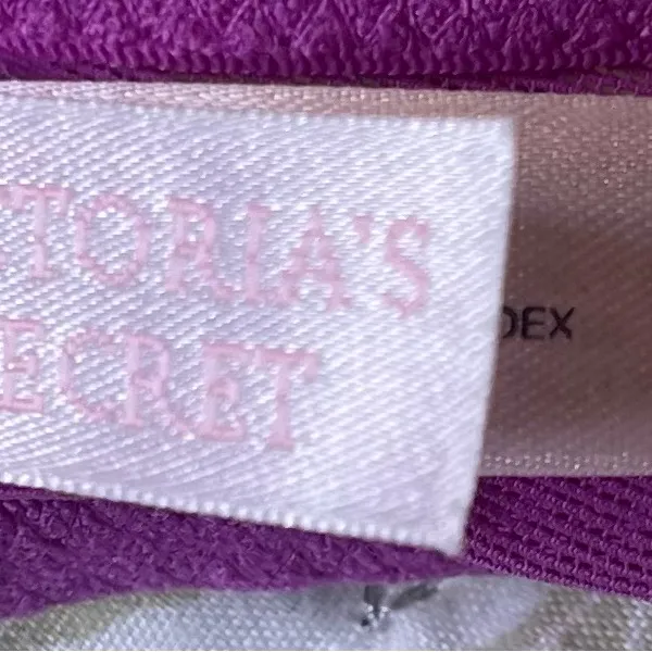 Victoria’s Secret Purple Lace Bra 34C Push-Up No Padding - Image 2