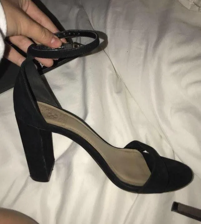 Black Peep Toe Heels - Image 2