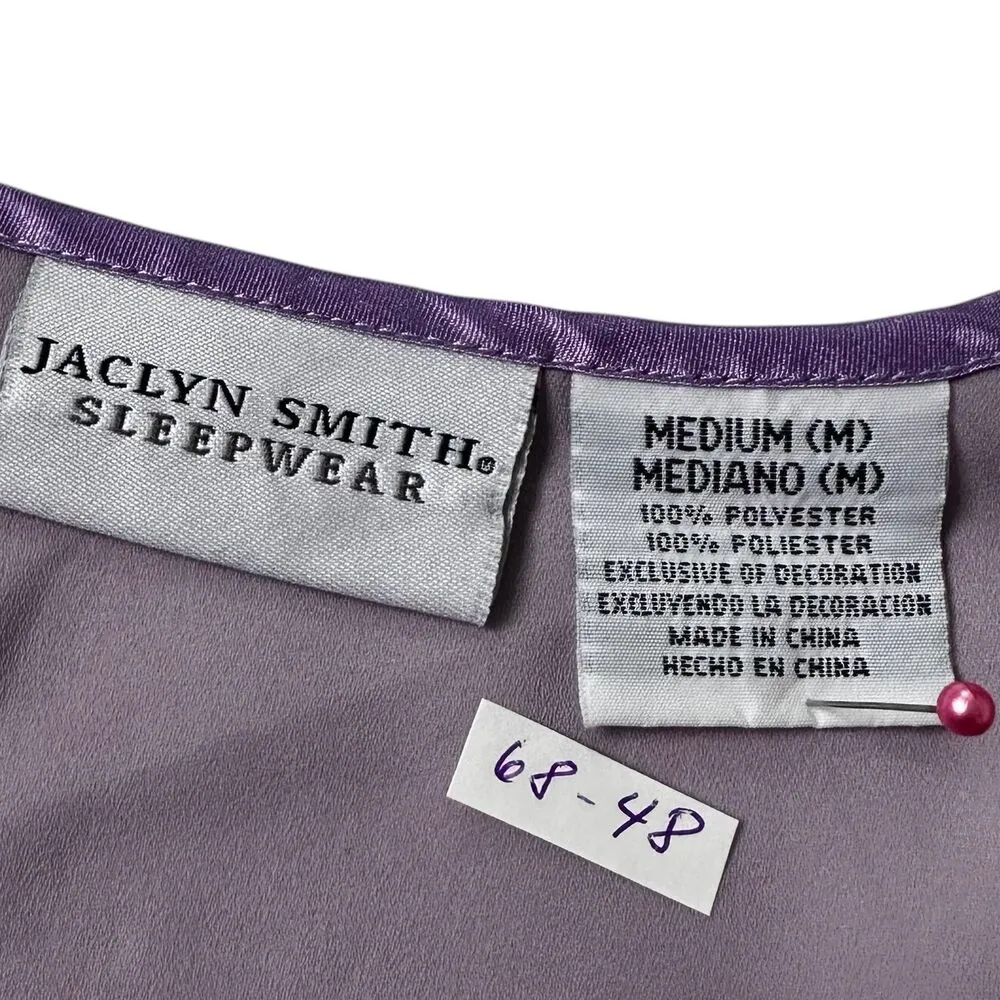 Jacklyn Smith Purple Kimono Robe Sleepwear Women Size Medium | 68 - Image 3