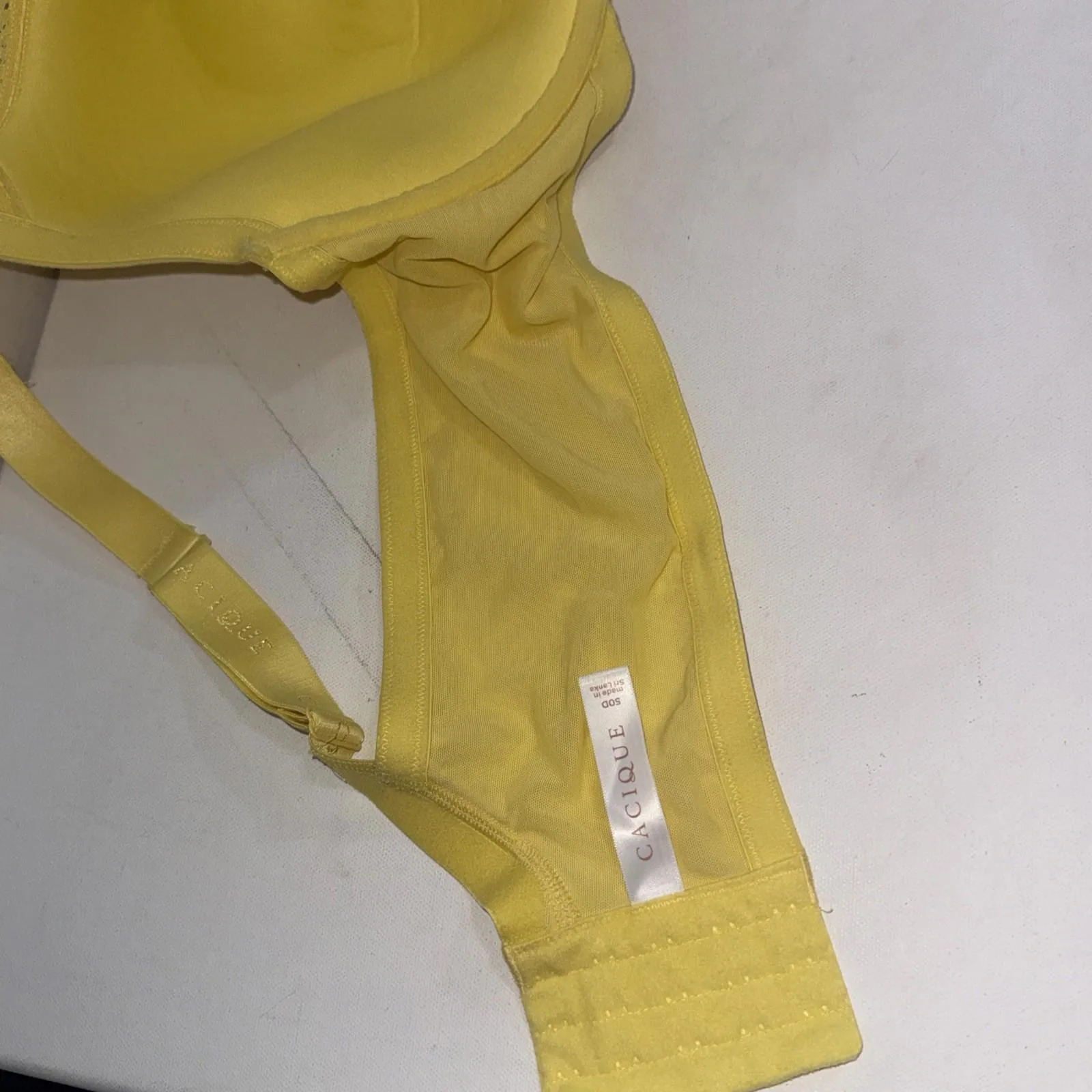 Lane Bryant Cacique Back-Close Lightly Lined T-Shirt Underwire Lace Bra 50D - Image 8