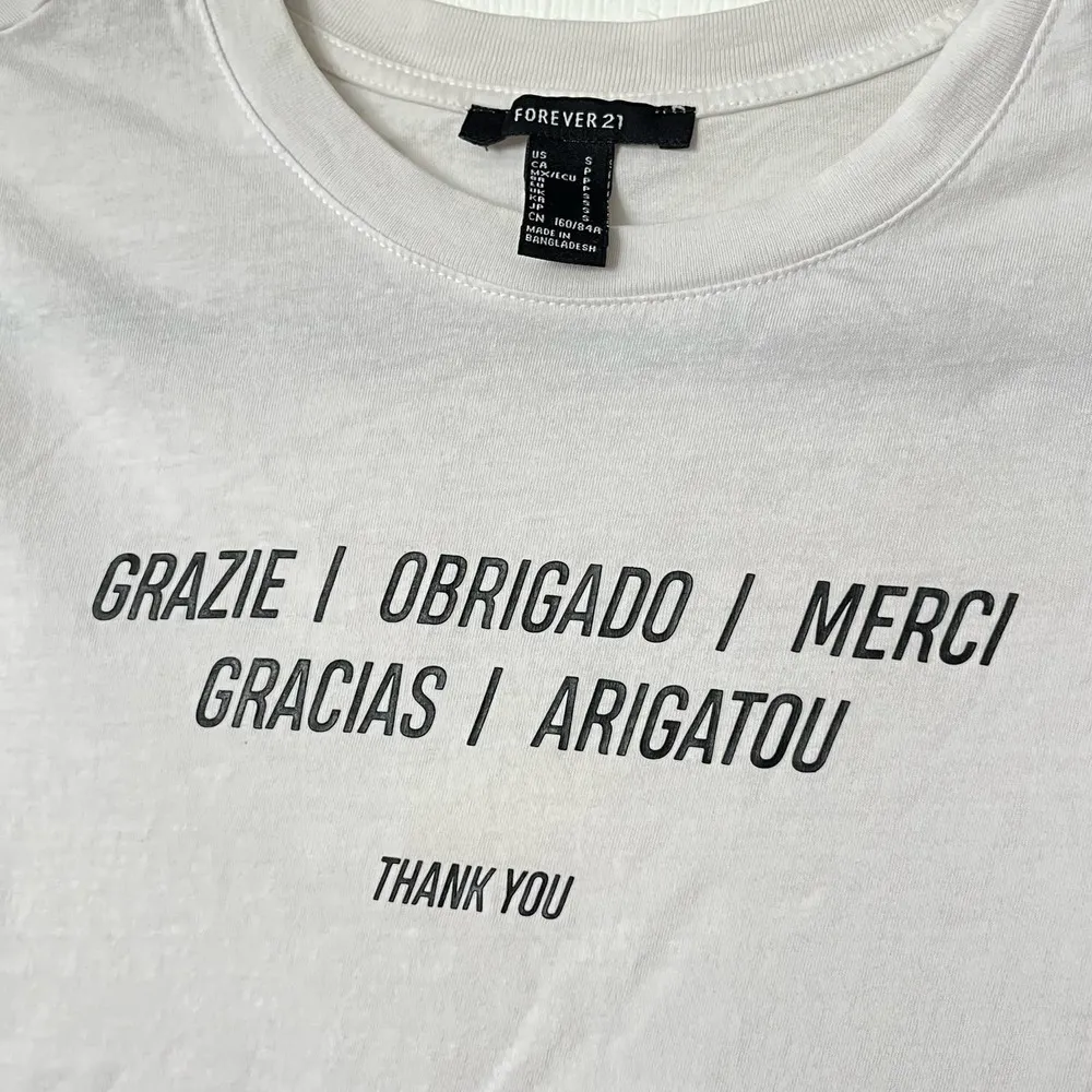 Forever 21  Thank You Tee - Size S - Image 2