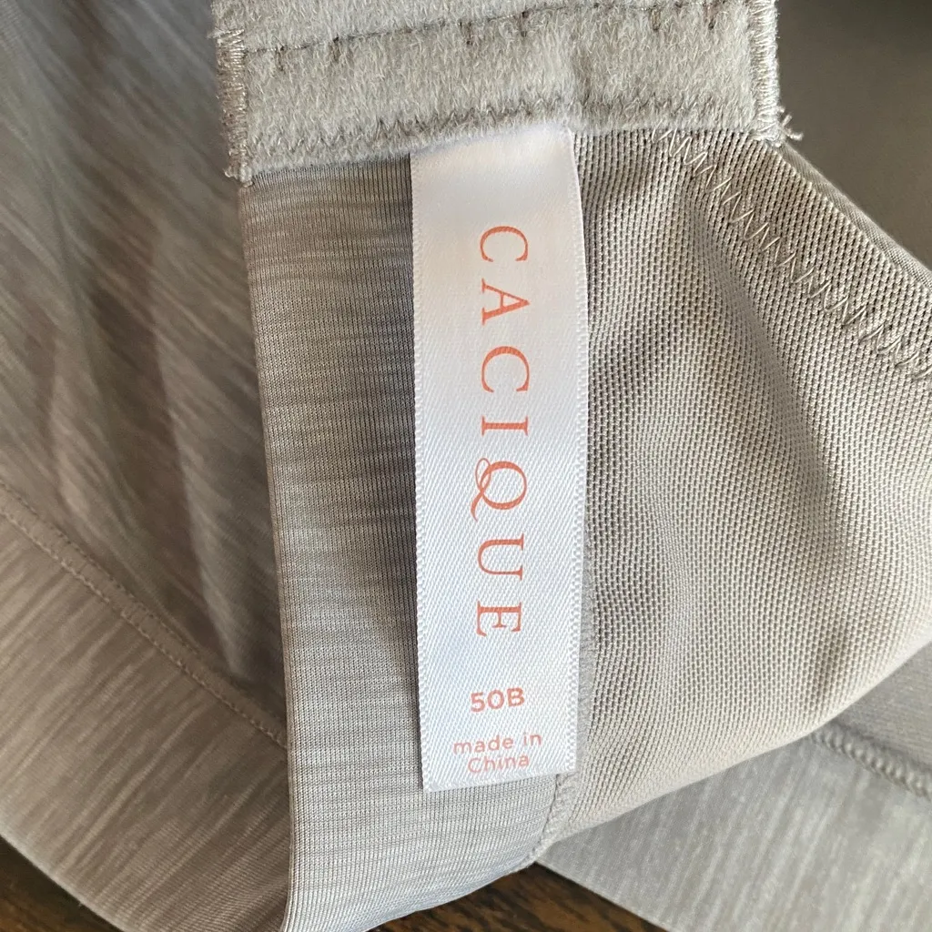 Cacique Comfort Bliss Lightly Lined No-Wire Gray Bra 50B Excellent Condition - Image 5