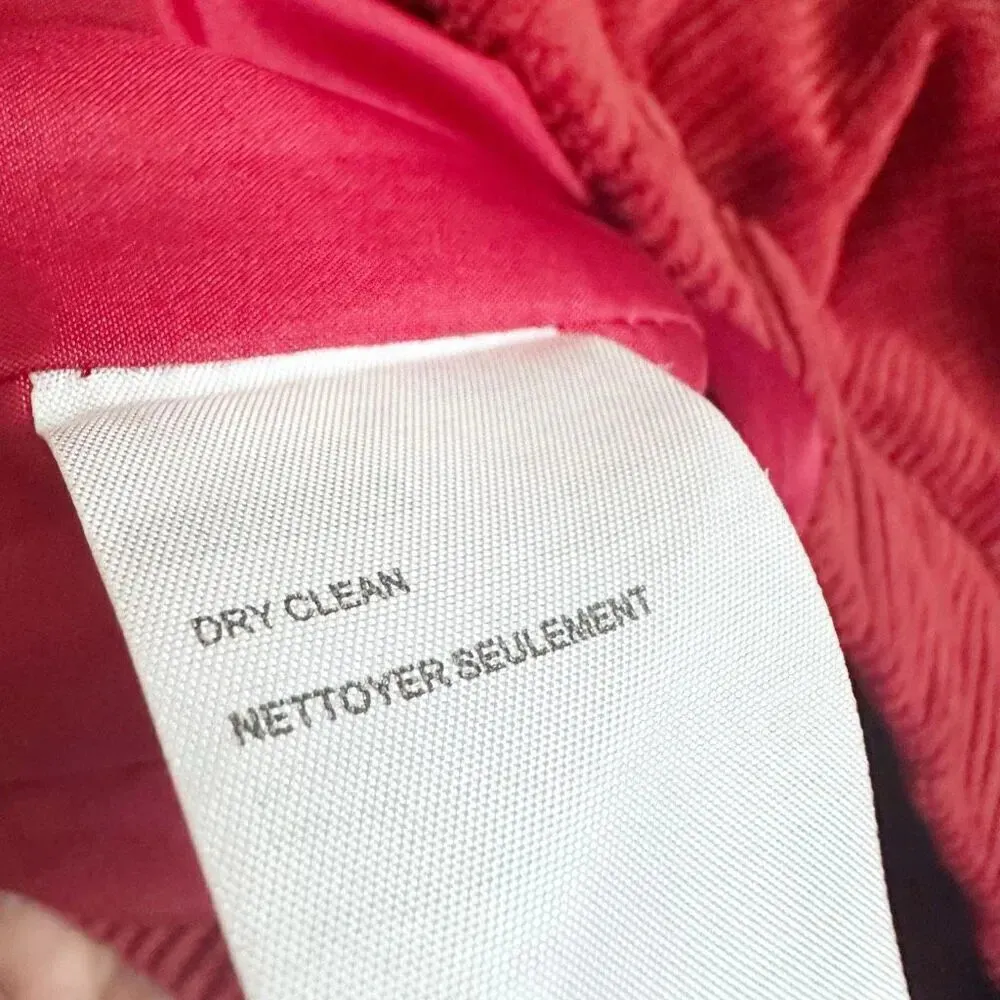 ELODIE x NORDSTROM | Corduroy Insulated Zipper lightweight Jacket Red | Small - Image 9