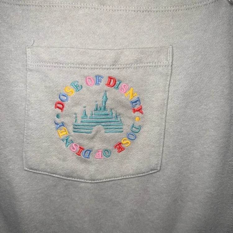 Disney parks dose of Disney embroidered castle overalls playsuit jumper bib 1X - Image 2