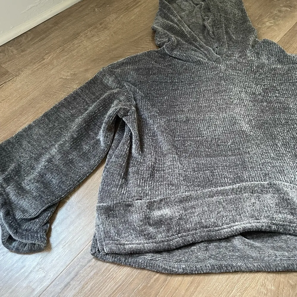 Gilligan & O’Malley Cozy Soft Grey Hooded Pullover Sweater ~ Women’s Size XL Gray - Image 9
