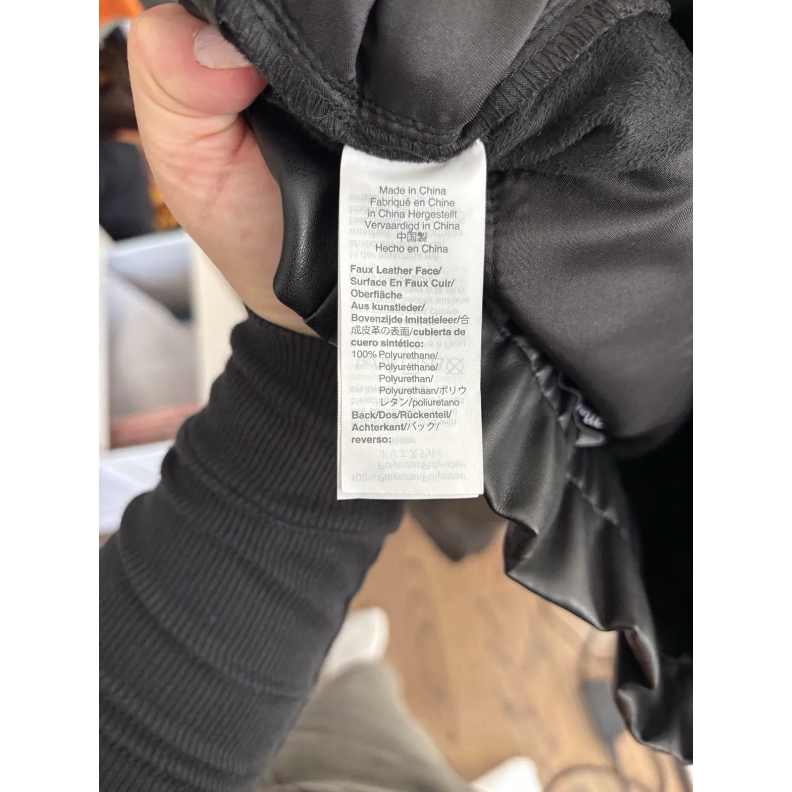 Madewell Women's High Rise Vegan Faux Leather Pull On Paperbag Pants Black‎ Sz 6 - Image 13