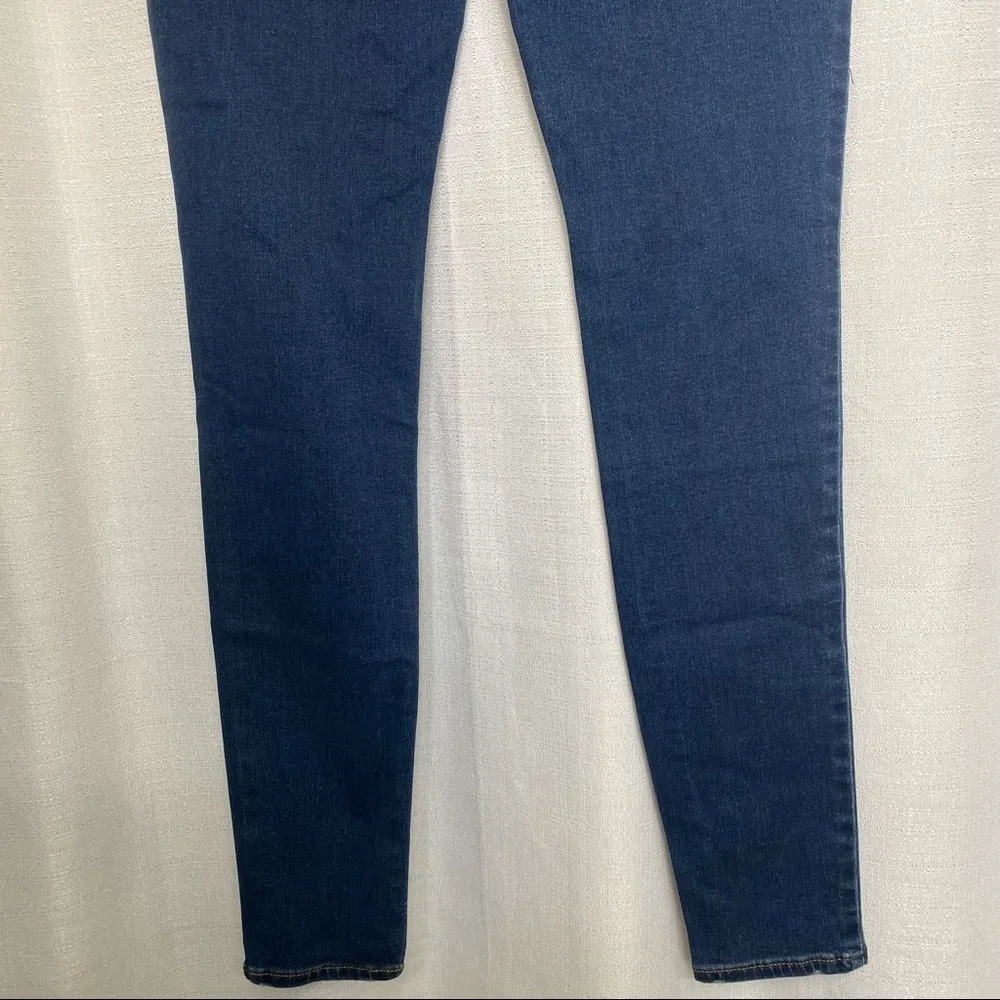 Old Navy Distressed Blue Denim Rockstar Jeggings Size 6 Tall 🆕 - Image 4