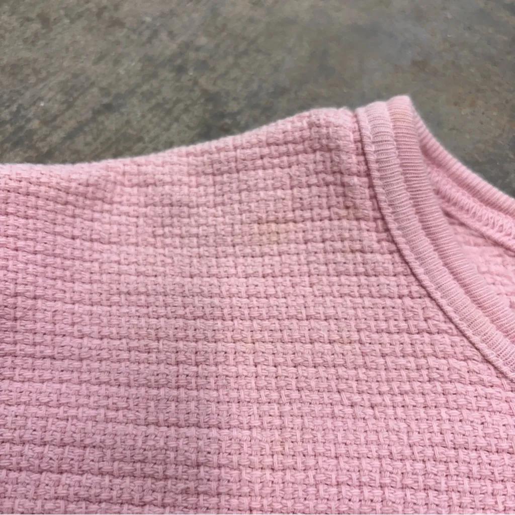 Chic Vintage Christmas Bear Womens Medium Pink Ugly Christmas Sweater 80s 90s - Image 9