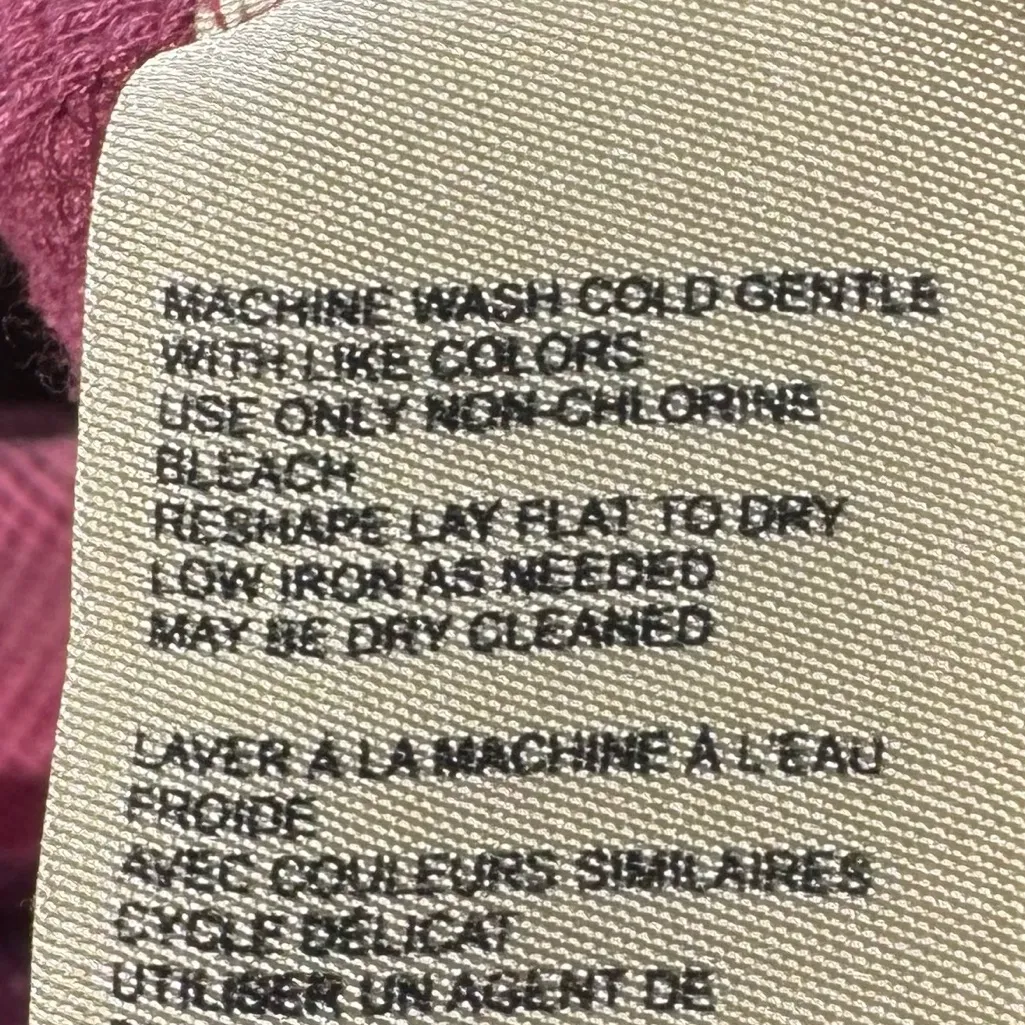 Maeve thermal cowl neck top with a raspberry tie dye / S / Excellent condition - Image 14