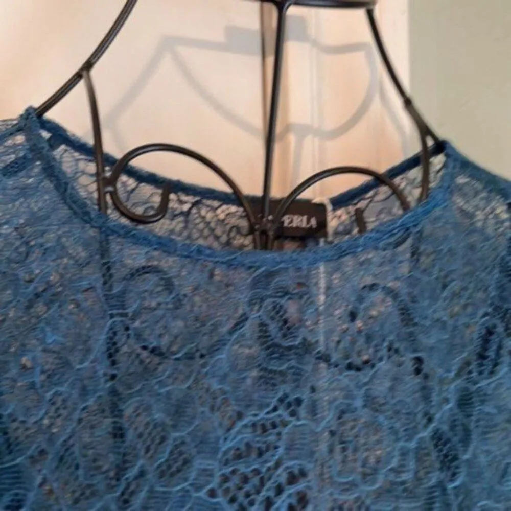 La Perla lace shirt Jade M - Image 7