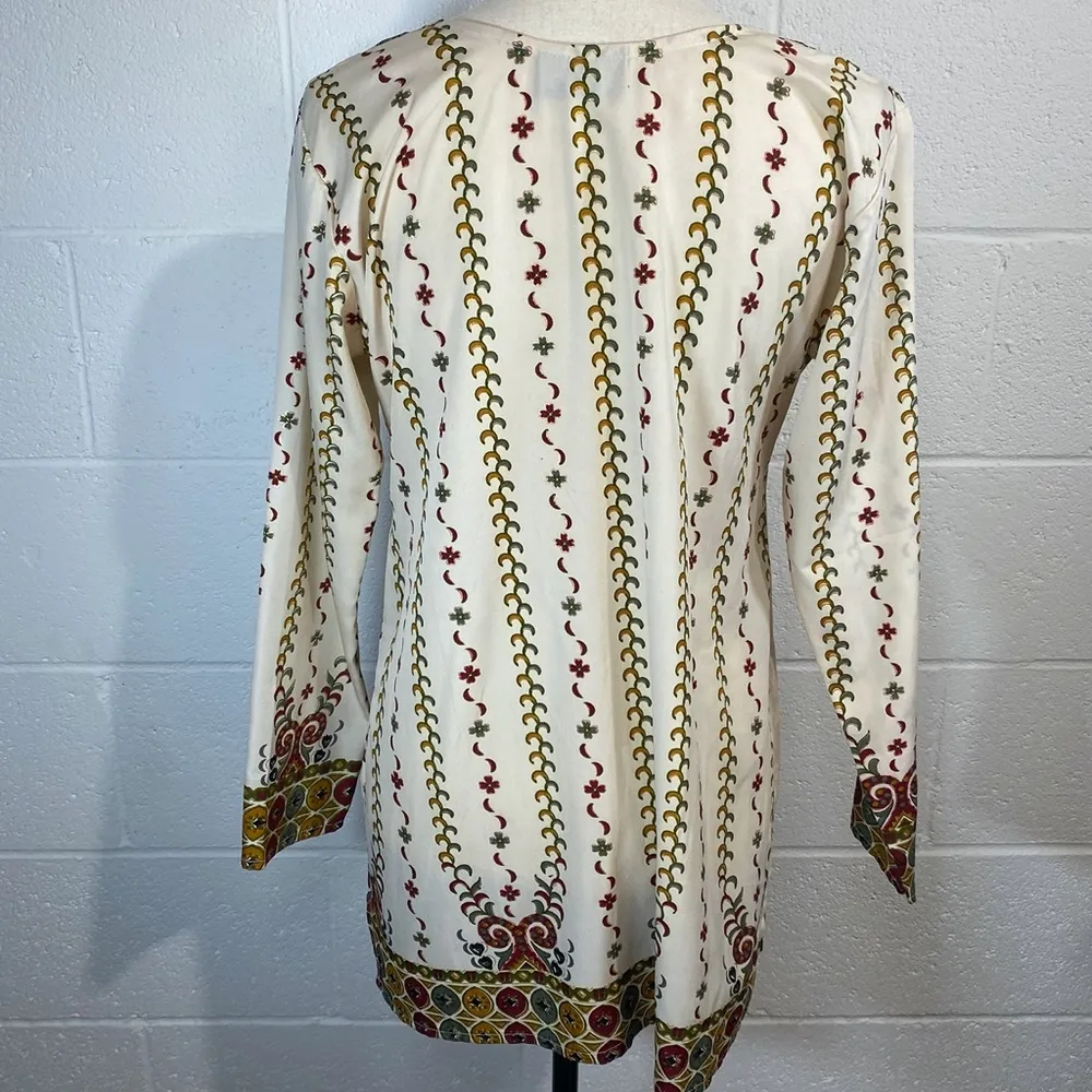 Maple Clothing Indian Kurti Top Tunic Printed Blouse Red - Image 6