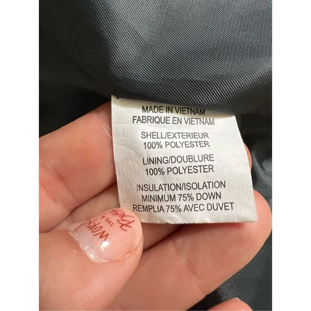 Theory Puffer coat jacket dark grey size M - Image 7