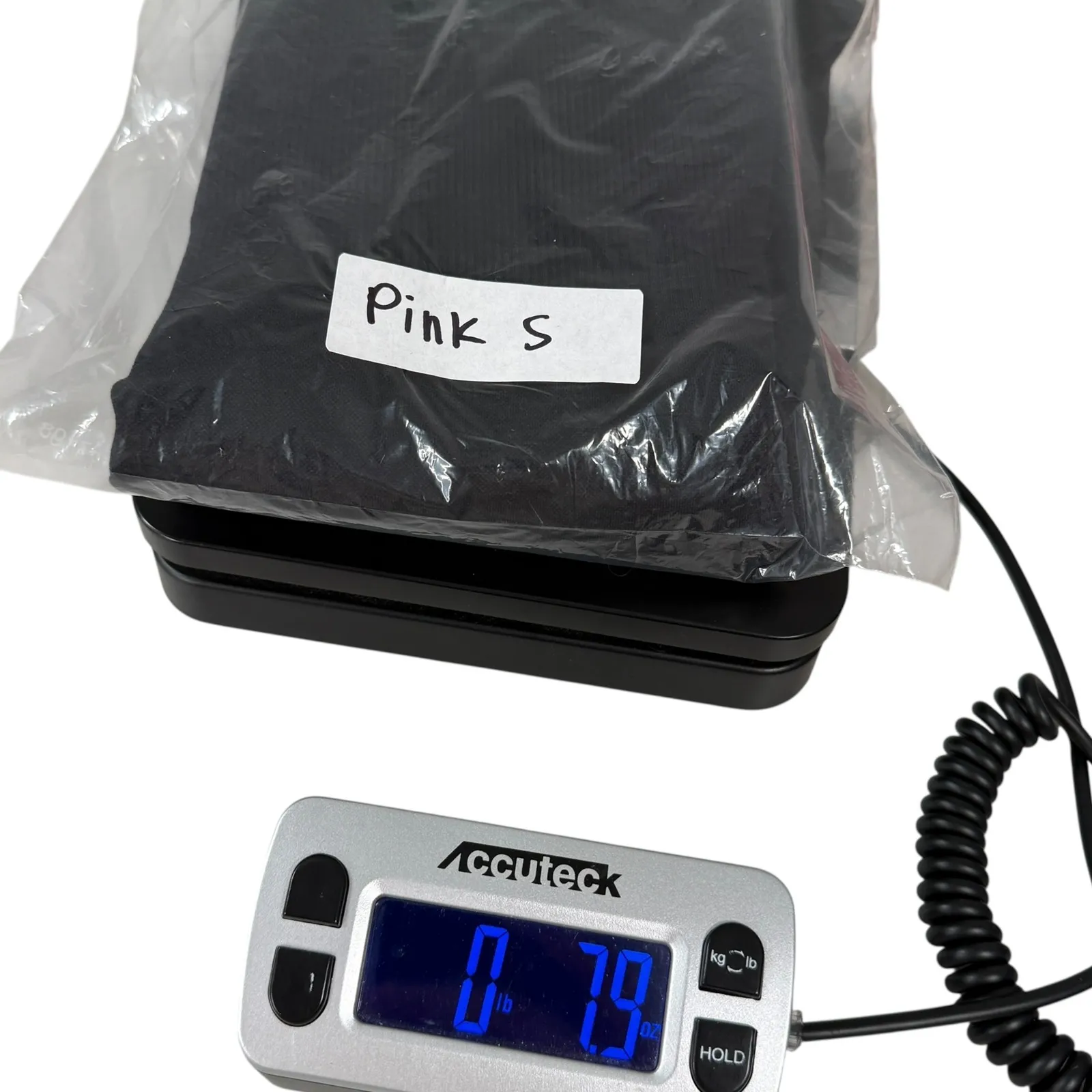 PINK Victoria's Secret Long Sleeve Cropped Seamless Rib Athletic Top Black Small - Image 10