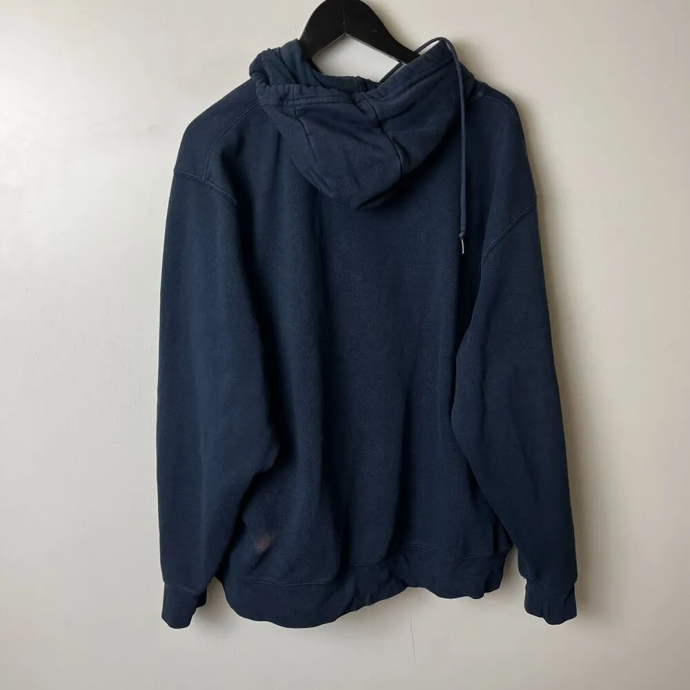 Vintage JanSport Hoodie College of New Jersey L Navy Pullover Unisex Fit - Image 3