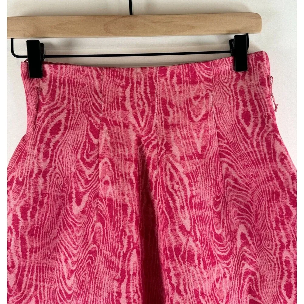 C/Meo Collective Womens Shorts Early On Paperbag Woodgrain High Waisted Size XS - Image 7