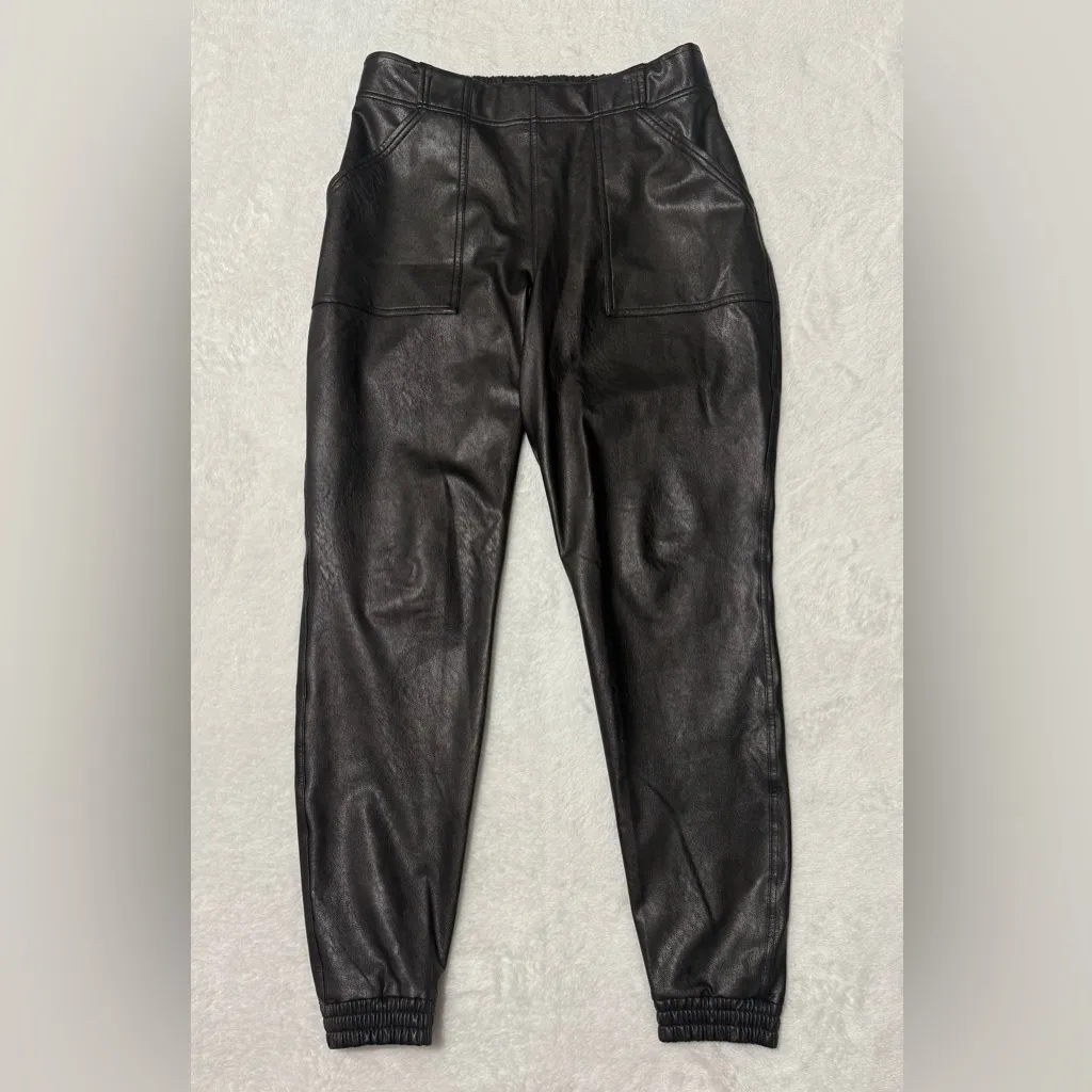 SPANX leather like jogger noir black - Image 5