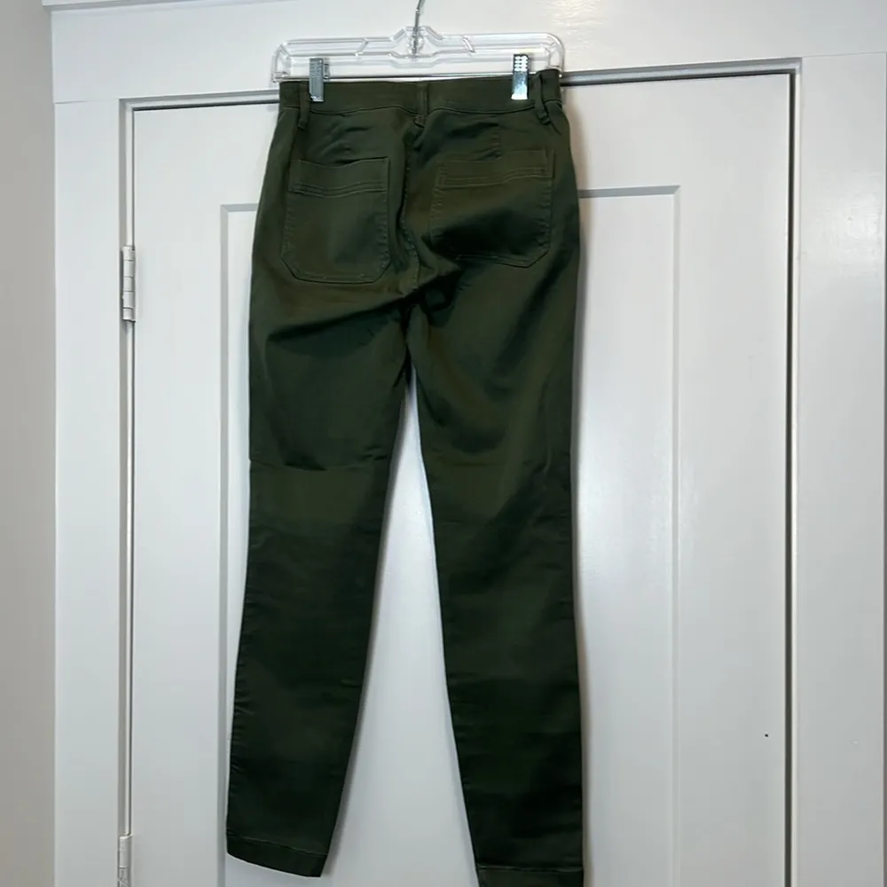J. Crew Green Ankle Cropped Jeans Slim Fit size 26. - Image 5