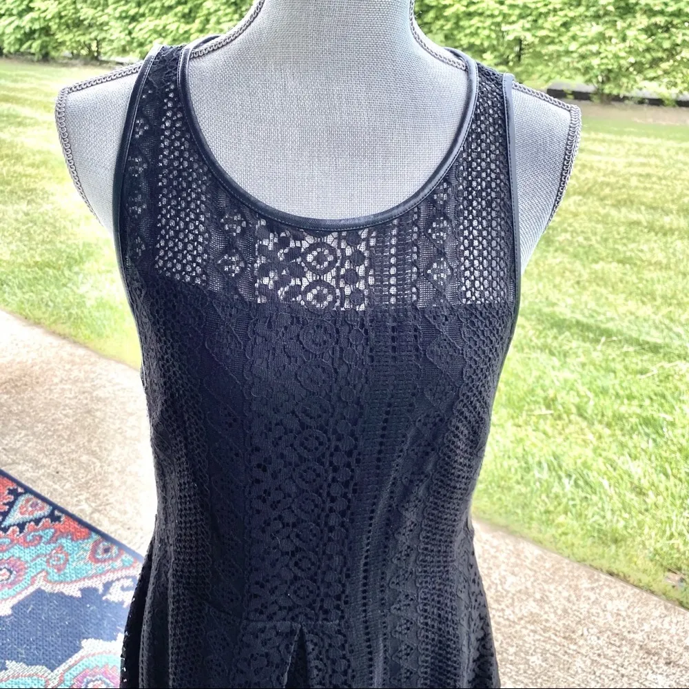 Rebecca Minkoff Marianne Black Lace Romper - Image 8