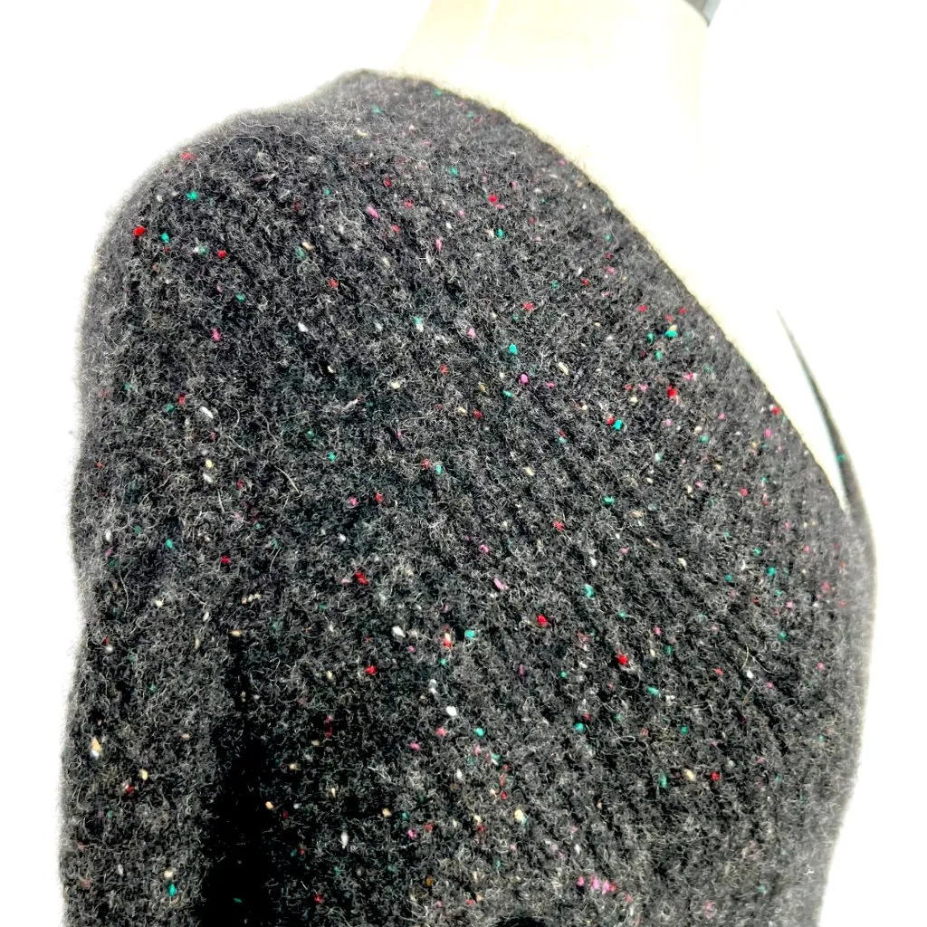 White + Warren Cashmere Speckled V - Image 5