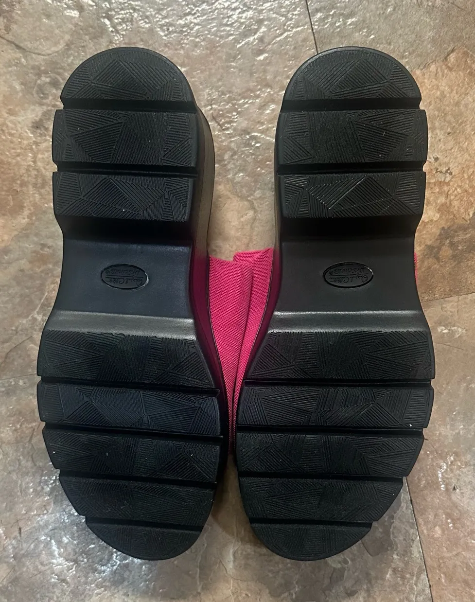 Dr. Scholl's Women's Check Doubts Slide Platform Sandals In Pink NWOT - Size 8.5 - Image 9