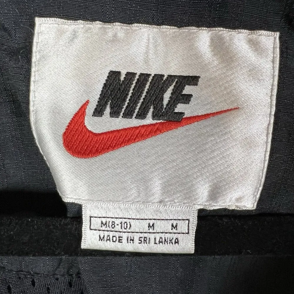 Vintage Nike Women’s M Full Zip-Embroidered Swoosh Nylon Windbreaker 90’s Jacket - Image 8